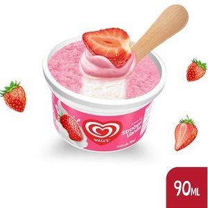 Wall's Ice Cream Populaire Strawbery-Vanila 90Ml