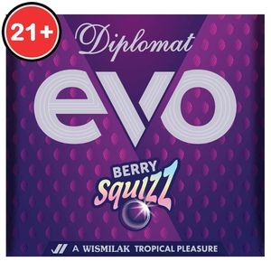 Diplomat Rokok Kretek Filter Evo Berry Squizz 16's