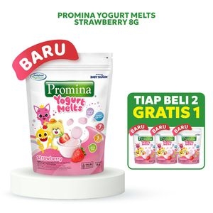 Promina Yogurt Melts Strawberry 8G